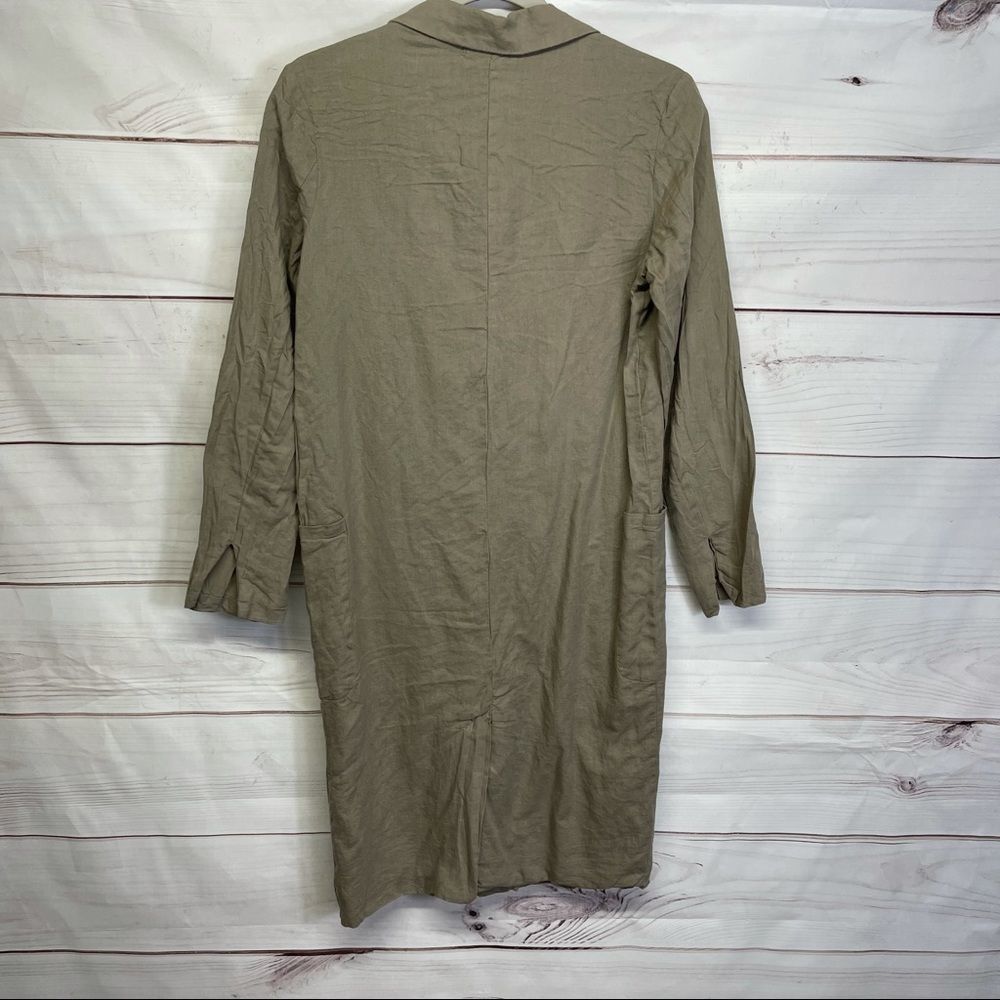 Mod Ref Linen Layering Jacket Coat - image 5